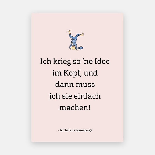 Michel – Idee im Kopf – Motiv