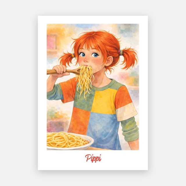 Pippi – Spaghetti – Motiv