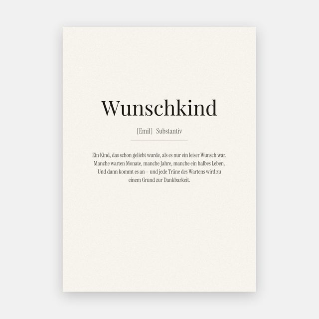 Wunschkind – Motiv